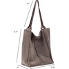 image:imageThe Sak Womens Los Feliz Tall ToteMushroom Suede