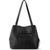image:imageThe Sak Womens Melrose Leather SatchelBlack