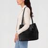 image:imageThe Sak Womens Melrose Leather SatchelBlack