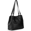 image:imageThe Sak Womens Melrose Leather SatchelBlack