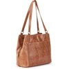 image:imageThe Sak Womens Melrose Leather SatchelTobacco Floral Embossed