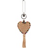 image:imageThe Sak Back to Bali Heart Dangle in HandCrochet Decorative Keychain Bamboo