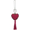 image:imageThe Sak Back to Bali Heart Dangle in HandCrochet Decorative Keychain Pinkberry