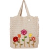 image:imageThe Sak Lanie Market Tote Purse  Hand Crochet Womens Handbag for Everyday amp Travel  Large Tote With Shoulder Bag StrapsNatural Strawberries