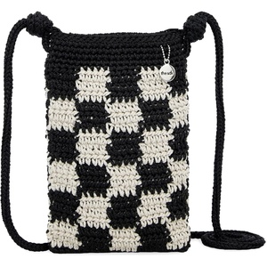image:imageThe Sak Josie Mini Crossbody in Crochet with Adjustable StrapBlack Check