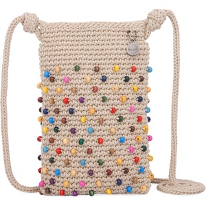image:imageThe Sak Josie Mini Crossbody in Crochet with Adjustable StrapEcru Multi Beads