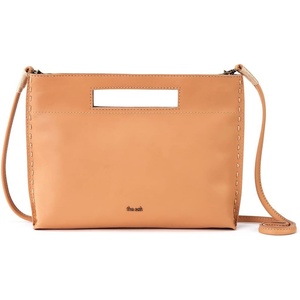 image:imageThe Sak Linden Convertible Crossbody Bag in Crochet Adjustable Multi Use StrapNatural Vachetta