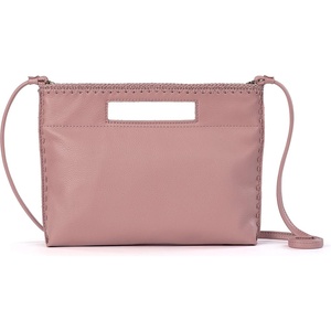 image:imageThe Sak Linden Convertible Crossbody Bag in Crochet Adjustable Multi Use StrapVintage Coral