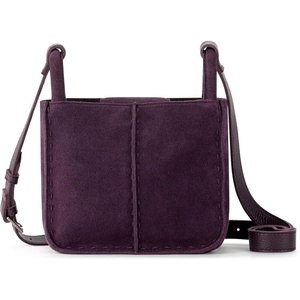image:imageThe Sak Los Feliz Small Crossbody Purse  Womens Leather Handbag For Everyday amp Travel  Mini HandBag With Adjustable StrapAubergine Suede