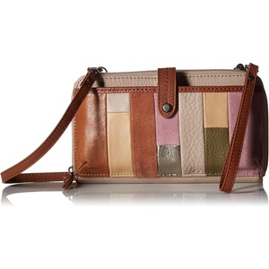 image:imageThe Sak Womens Iris Smartphone Crossbody Bag in LeatherMauve Multi