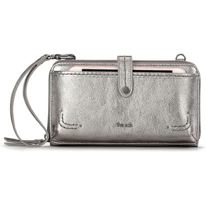 image:imageThe Sak Womens Iris Smartphone Crossbody Bag in LeatherPyrite
