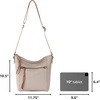 image:imageThe Sak Ashland Crossbody Purse  Womens Leather Handbag For Everyday amp Travel  Cross Body With Adjustable Shoulder StrapSand