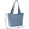 image:imageThe Sak De Young Tote Bag  Premium Leather Handbag With Stylish Design For Everyday  Roomy Purse With Shoulder StrapsMaritime