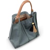 image:imageThe Sak Los Feliz Large Tote Bag in Leather Roomy Unlined Purse with Single Shoulder StrapDusty Blue