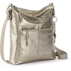 image:imageThe Sak Lucia Leather Crossbody Purse  Premium Leather Womens Handbag for Everyday amp Travel  Cross Body Bag With ZipperPyrite Stitch