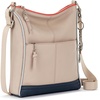 image:imageThe Sak Lucia Leather Crossbody Purse  Premium Leather Womens Handbag for Everyday amp Travel  Cross Body Bag With ZipperSand Horizon