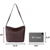 image:imageThe Sak womens De Young Leather HoboMahogany