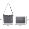 image:imageThe Sak womens De Young Leather HoboSlate