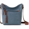 image:imageThe Sak Ashland Crossbody Purse  Womens Leather Handbag For Everyday amp Travel  Cross Body With Adjustable Shoulder StrapMaritime Wave Embossed