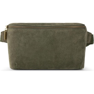 image:imageThe Sak Caraway Large Belt Bag Purse  Leather Womens Handbag for Everyday amp Travel  Waist Bag Fanny Pack With Adjustable Strap and Zip ClosureMoss Suede