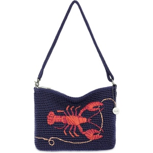 image:imageThe Sak Lumi Convertible Crossbody Purse  Womens Handbag for Everyday amp Travel 3in1 Small Crossbody in Crochet amp LeatherLobster