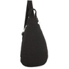 image:imageThe Sak Geo Sling Backpack in Crochet Single Sling Shoulder Strap BlackBlack