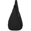 image:imageThe Sak Geo Sling Backpack in Crochet Single Sling Shoulder Strap BlackBlack