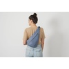 image:imageThe Sak Geo Sling Backpack in Crochet Single Sling Shoulder Strap BlackMaritime