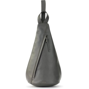 image:imageThe Sak Geo Sling Backpack in Crochet Single Sling Shoulder Strap BlackSlate