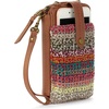 image:imageThe Sak Silverlake Smartphone Crossbody in Crochet Removable Crossbody Strap Sunset Stripe