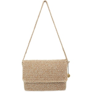 image:imageThe Sak Marlow Flap Shoulder Bag  HandCrocheted Womens Purse Made from Recycled Materials  Soft Durable Shoulder StrapBamboo Static