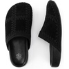 image:imageThe Sak Bolinas Clog  Womens Slip On Mule Shoes Cushioned ComfortBlack Suede Patch