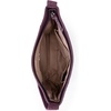 image:imageThe Sak De Young Leather Hobo Bag  Shoulder Purse with Zipper PocketAubergine Suede