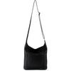 image:imageThe Sak De Young Leather Hobo Bag  Shoulder Purse with Zipper PocketBlack