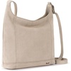 image:imageThe Sak De Young Leather Hobo Bag  Shoulder Purse with Zipper PocketSand Suede