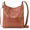 image:imageThe Sak De Young Leather Hobo Bag  Shoulder Purse with Zipper PocketTobacco Floral Emboss