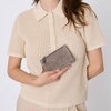 image:imageThe Sak Encino Card Wallet  Slim Zip Wallet with Card Slots amp Coin PocketMushroom Suede