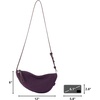 image:imageThe Sak Tess Sling  Womens Small Crossbody Bag with Zipper ClosureAubergine
