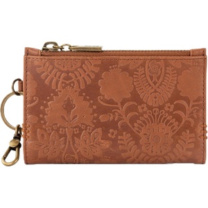 image:imageThe Sak Encino Card Wallet  Slim Zip Wallet with Card Slots amp Coin PocketTobacco Floral Emboss
