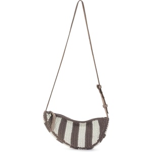 image:imageThe Sak Tess Sling  Womens Small Crossbody Bag with Zipper ClosureMushroom Stripe