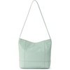 image:imageThe Sak De Young Leather Hobo Bag  Shoulder Purse with Zipper PocketAqua