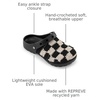 image:imageThe Sak Bolo Clogs  Womens Crochet Slip On Mule Shoes for EverydayBlack Check