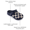 image:imageThe Sak Bolo Clogs  Womens Crochet Slip On Mule Shoes for EverydayDenim Check