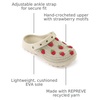 image:imageThe Sak Bolo Clogs  Womens Crochet Slip On Mule Shoes for EverydayNatural Strawberries