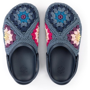 image:imageThe Sak Bolo Clogs  Womens Crochet Slip On Mule Shoes for EverydayMaritime Multi Patch