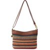 image:imageThe Sak Lumi Convertible Crossbody  Hand Crochet 3in1 Purse amp ClutchWoodland Stripe