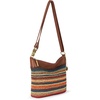 image:imageThe Sak Lumi Convertible Crossbody  Hand Crochet 3in1 Purse amp ClutchWoodland Stripe