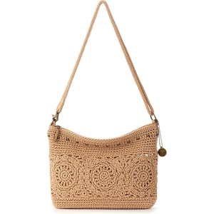 image:imageThe Sak Lumi Convertible Crossbody  Hand Crochet 3in1 Purse amp ClutchBamboo Medallion