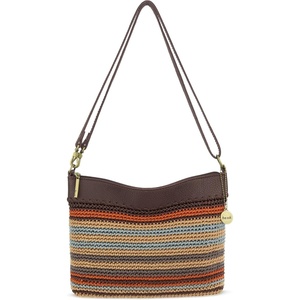 image:imageThe Sak Lumi Convertible Crossbody  Hand Crochet 3in1 Purse amp ClutchHarvest Stripe