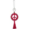 image:imageThe Sak Back to Bali Peace Dangle Decorative Keychain Rocket Red
